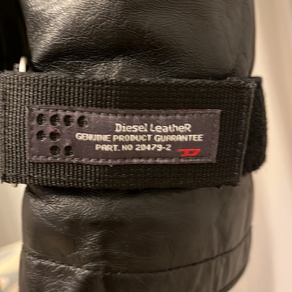 Vintage Diesel circa early 2000’s. Leather jacket Y2K - Picture 4 of 11